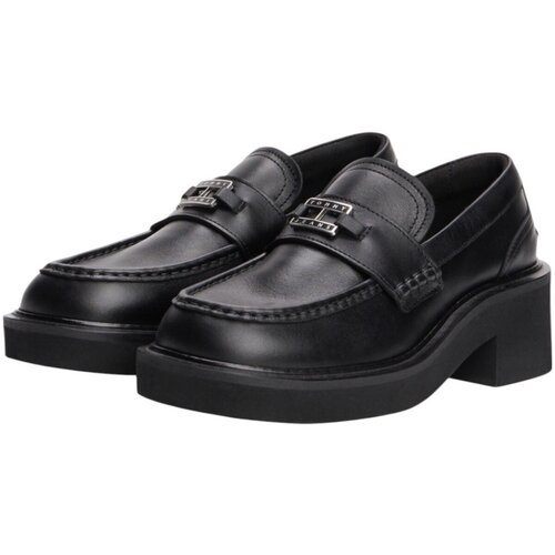 Tommy Hilfiger TJW CHUNKY HEEL LOAF EN0EN02789 Crna Slike