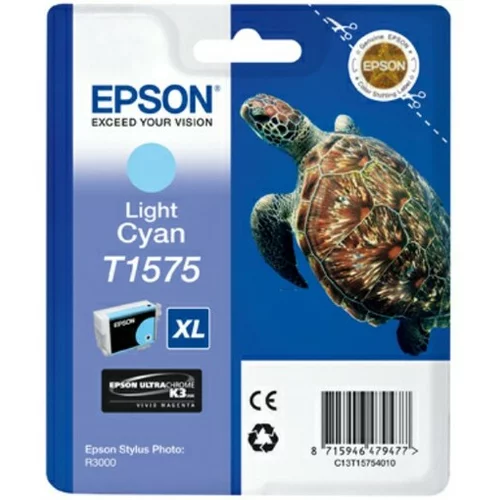 Epson T1575 XL svetlo modra, originalna kartusa