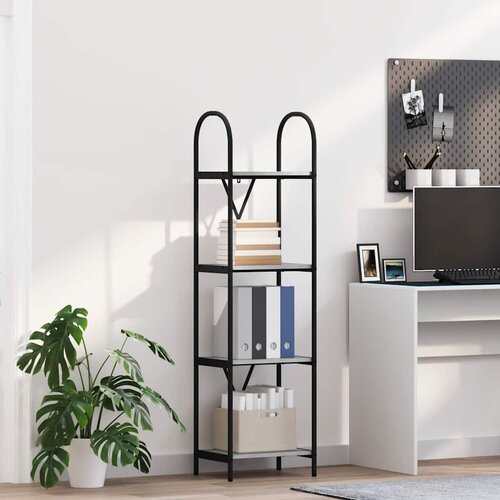 VidaXL Polica Sivi hrast sonoma 40 x 30 x 146 cm Konstruirano drvo Slike