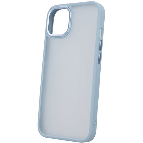Satin silikonski ovitek za iPhone 11 - prozorno moder Slike
