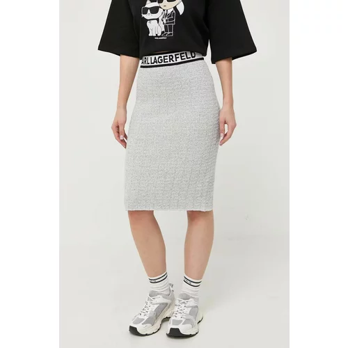 Karl Lagerfeld Suknja boja: bijela, mini, pencil