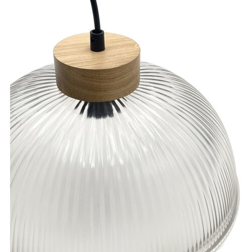  Visilica na sajli PIA 1xE27/60W/230V, prečnik 30 cm, hrast Slike