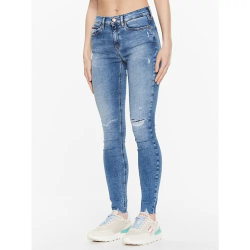 Tommy Jeans Jeans hlače Nora DW0DW15498 Mornarsko modra Skinny Fit