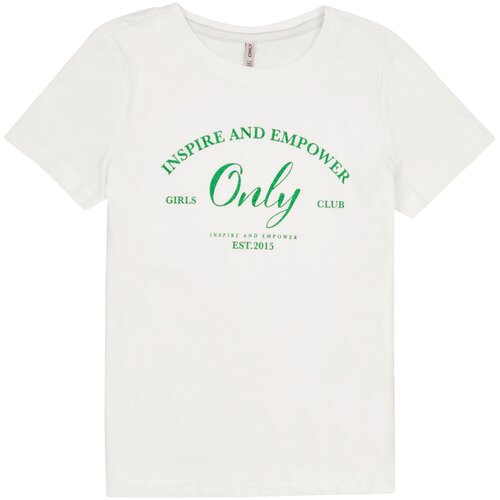 Only KOGWENDY S/S LOGO TOP BOX CP JRS Bijela Slike