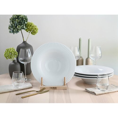 Creatable GURMANSKI KROŽNIK Allegra Weiss 30,5/6,5 cm Slike