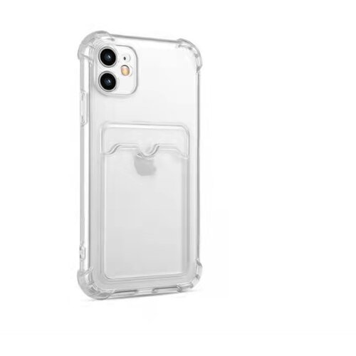 INF Ovitek za iPhone 11 z držalom za kartice TPU prozoren, (21257355) Cene