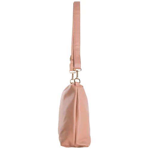 Fashion Hunters Light pink 2in1 shoulder bag made of eco leather