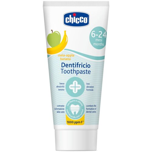 Chicco pasta za zube jabuka i banana 6-24m ,50ml ( A082713 ) Slike