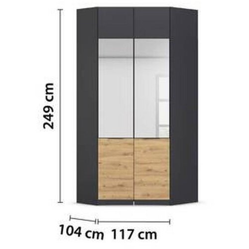 Modern Living Nastavek Za Omaro Max, Temno Siva Slike