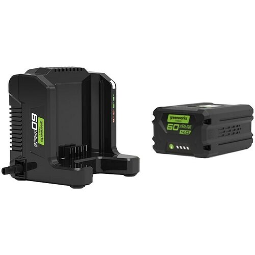 GREENWORKS 60V Akkusystem Početni set (60 V, 4 Ah) + BAUHAUS jamstvo 5 godina na uređaje na električni ili motorni pogon Slike