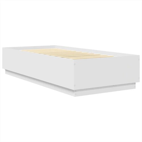  Okvir za krevet Bijela 90 x 200 cm Konstruirano drvo - Bijela 90 x 200 cm Slike