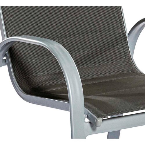 Gardenson Vrtni Stol Amalfi Di Lusso, 2 Kos, Antracit Slike