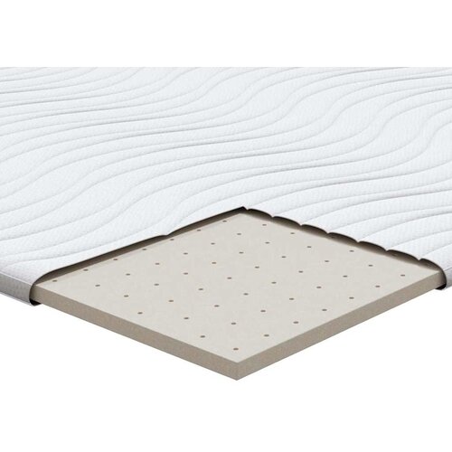  Nadmadrac Bijelo 80 x 200 cm Pleteno platno Slike