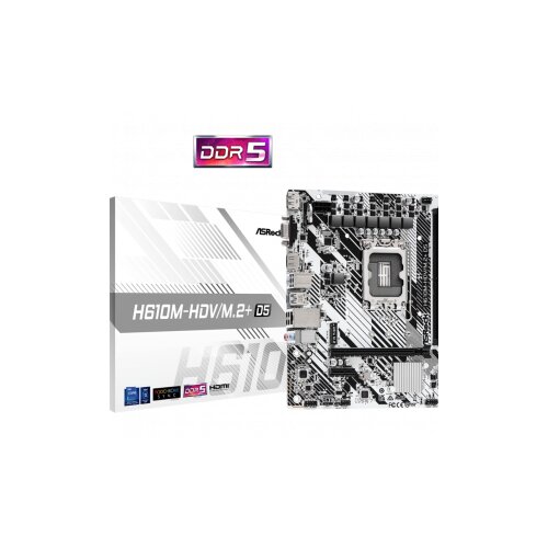 AsRock MB H610M-HDV/M.2+ D5Intel H610;2xDDR5;VGA,HDMI,DPmicro ATX Slike