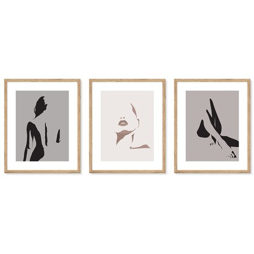 knor Plakati u setu 3 kom s okvirom 42x52 cm Cene