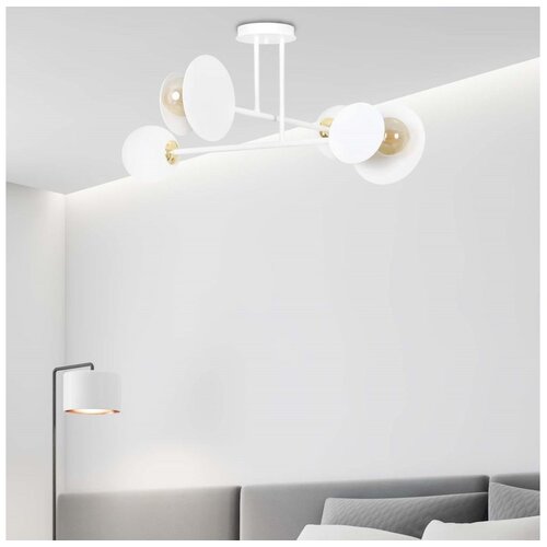  Luster na &scaron;ipci MINERVA 2xE27/15W + 2xE14/10W/230V bela Cene