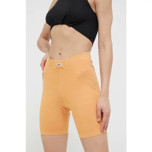 Reebok Classic Kratke hlače ženski, oranžna barva