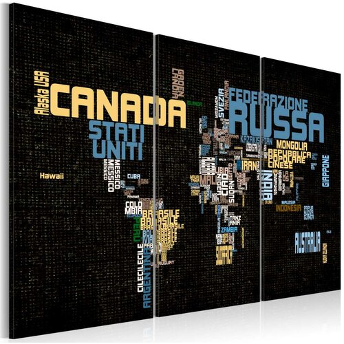  Slika - The World is not enough - Triptych 120x80 Slike