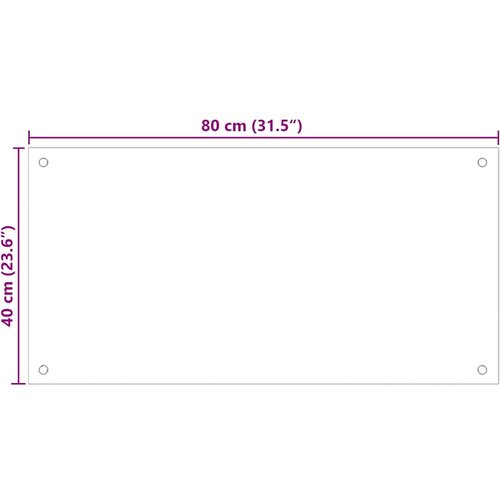  Kuhinjske za&amp;scaron;tite od prskanja 2 kom prozirne 80x40 cm staklene Slike