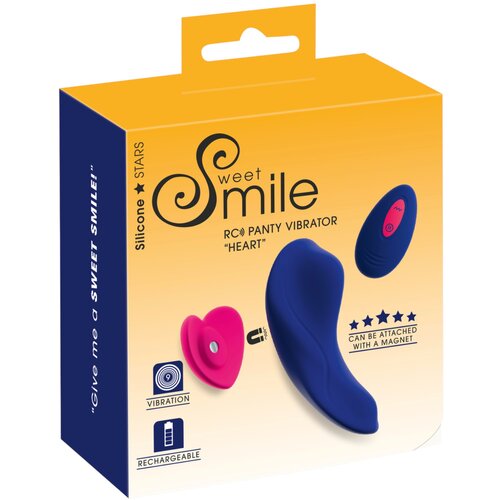 SMILE RC Panty - daljinsko voden vibrator hlačke (modra) Slike