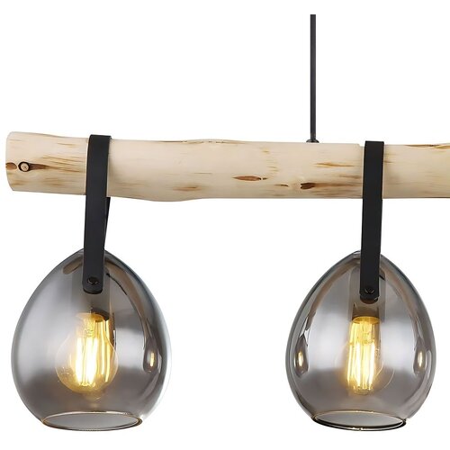 Toolight Viseća lampa APP1775-4CP WOOD GREY Slike