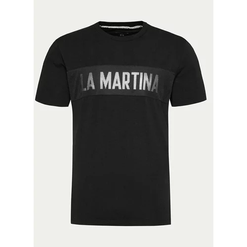La Martina Majica YMR305 JS324 Črna Regular Fit