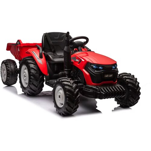 Lean_Toys Otroški traktor 24V s prikolico rdeča Cene