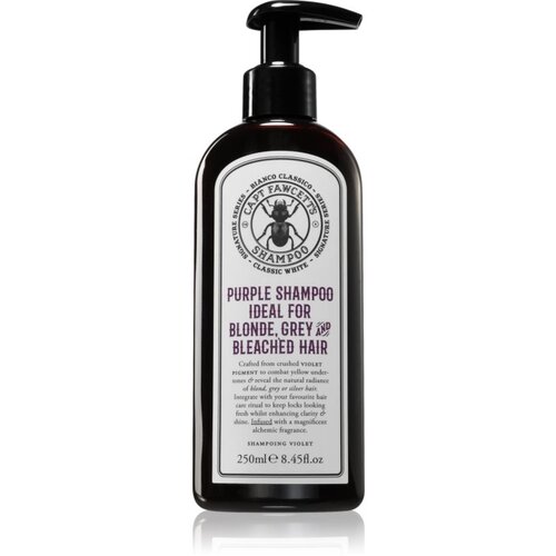 Captain Fawcett Shampoo Purple vijoličen toniran &amp;scaron;ampon za sive lase 250 ml Slike