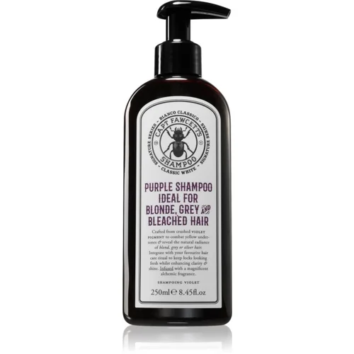 Captain Fawcett Shampoo Purple vijoličen toniran šampon za sive lase 250 ml