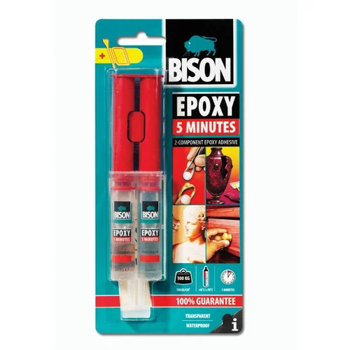 Bison Univerzalno dvokomponentno lepilo Epoxy 5 Min (24 ml)