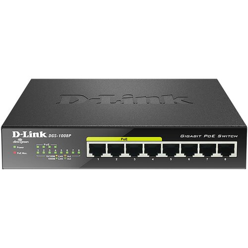 D-link switch neupravljivi, DGS-1008P/E Cijene