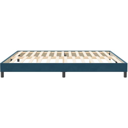 Box Spring krevet bez madracem tamnoplavi 200x220 cm bar&amp;scaron;un Slike