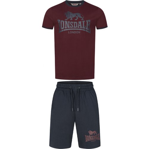 Lonsdale Men&amp;#039;s t-shirt &amp;amp; shorts set regular fit Slike
