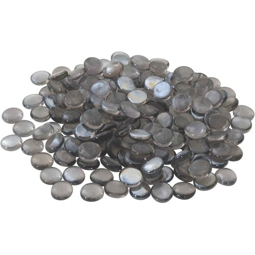  Stakleni nugget 17-19 mm Ljubičasto siva Stakl Slike