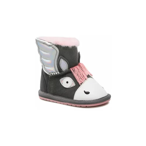 EMU Australia Dječje cipele za snijeg od brušene kože Pegasus Walker boja: siva