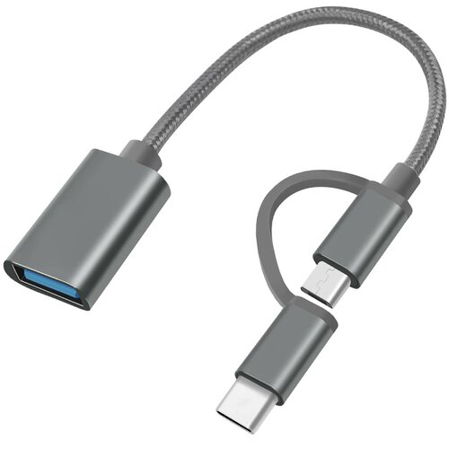 JINGHUA Adapter OTG Type-C, Micro USB na USB Z 3.0, Sivi Cene