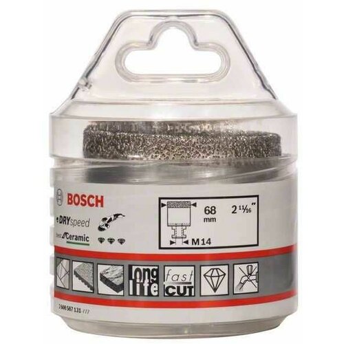 Bosch dijamantska burgija za suvo bušenje dry speed best for ceramic 2608587131/ 68 x 35 mm Slike