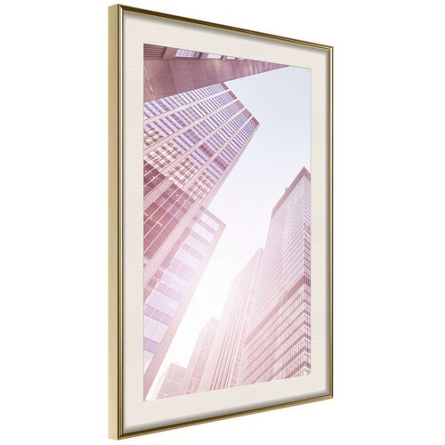  Poster - Steel and Glass (Pink) 30x45 Slike