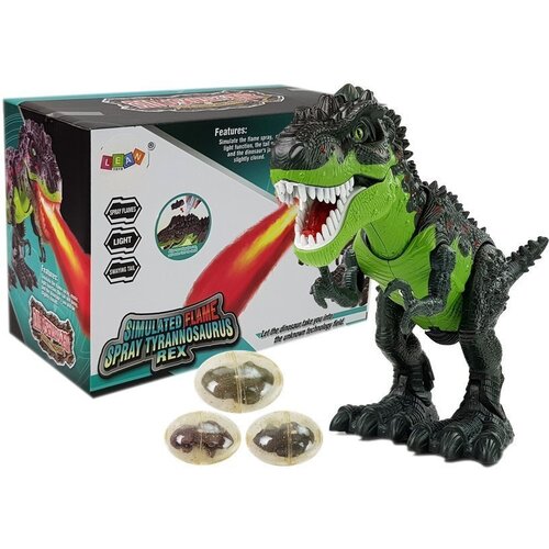 Battery Dinosaur Laying Eggs Burning Fire Steam Green Slike