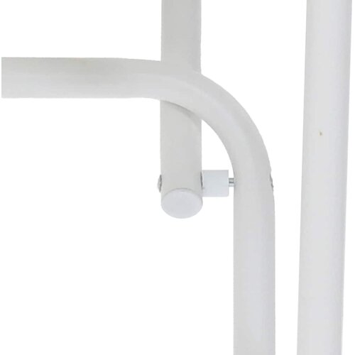  Stol za vrt Bijelo 50 x 50 x 72 cm Metal Slike