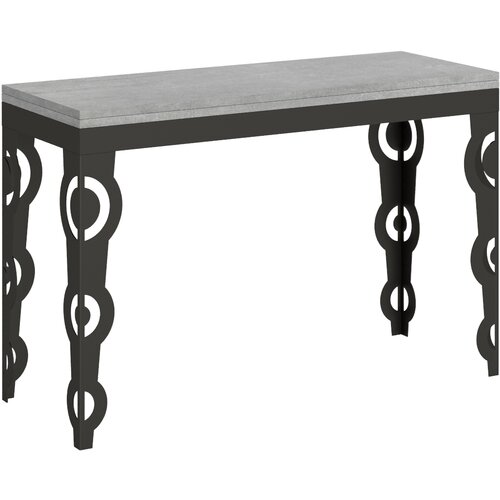 Itamoby &amp;nbsp; Karamay Double (120x45/90 cm) - siva, barva nog: antracit - preklopna jedilna miza, (20841833) Slike