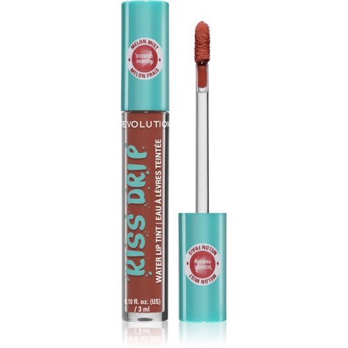 Revolution Kiss Drip Water Lip Tint dugotrajno sjajilo za usne nijansa Melon Mist 4 ml Slike