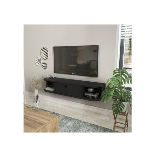 Hanah home TV komoda Ibarra, 120x23,4x29,6 cm, antracit Slike