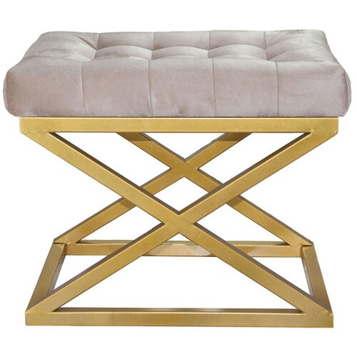 Atelier Del Sofa Capraz - Gold, Cream GoldCream Pouffe Cene