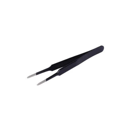 Quadrios ESD pinceta obložena nehrđajućim čelikom 122 x 10 mm vrh ravni 2 mm EN 61340-5-1 23EC152 ESD pinceta Cijene