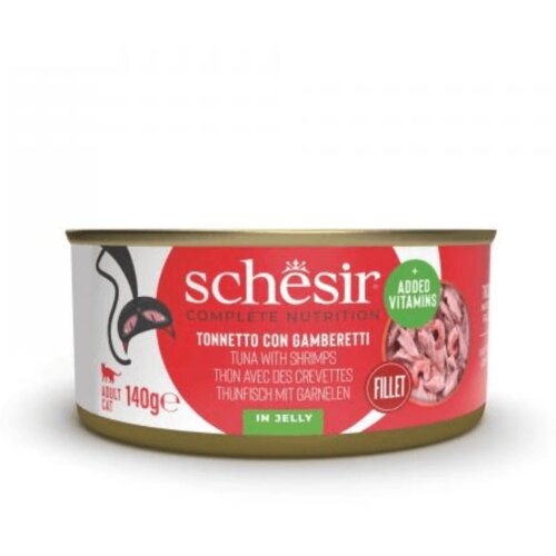 Schesir Hrana za Mačke Tuna i Škampi u Želeu 140g Cene