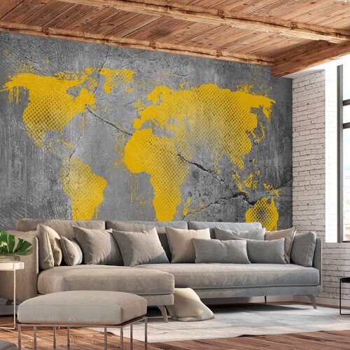  Samoljepljiva foto tapeta - Painted World 196x140 Slike