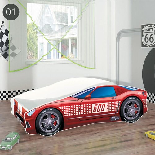 ACMA Dječji krevet Auto 180x80 cm - 01 Racer 600 Cijene