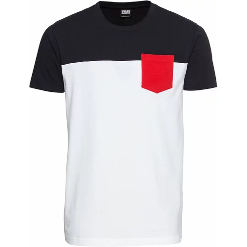 Urban Classics Majica mornarska / ognjeno rdeča / bela