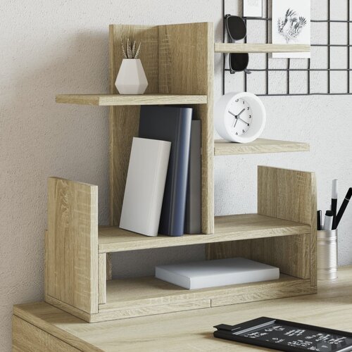 vidaXL Organizator za pisalno mizo sonoma hrast 49x20x52,5 cm inž. les Cene